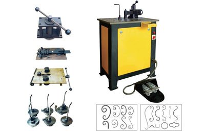 EL-DW16D-wrought-scroll-bending-machine